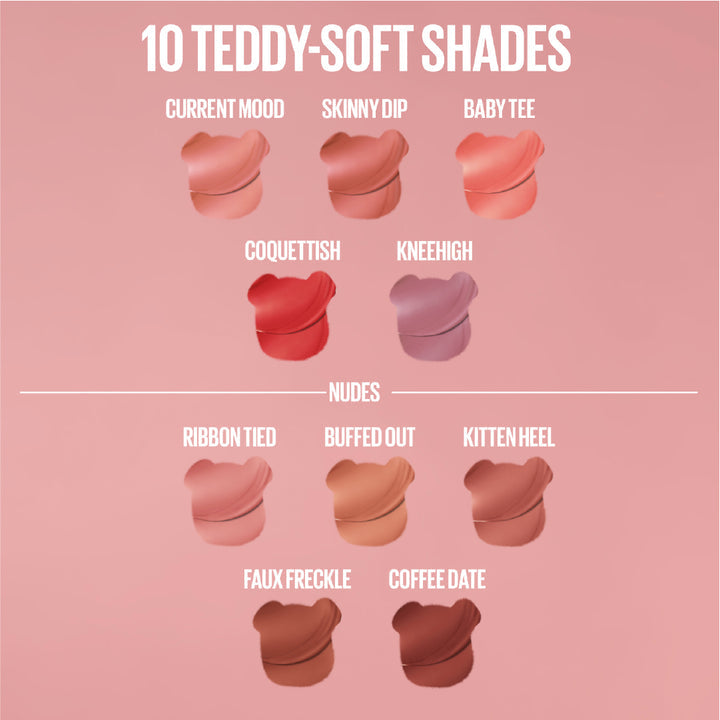 Maybelline Super Stay Teddy Tint Soft Blurred Matte Lip Tint | 12h Longwear, Transfer proof| Makeup