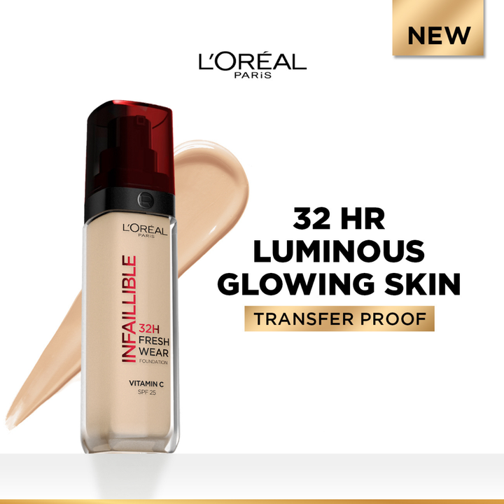 L'Oreal Paris Infaillible 32H Freshwear Liquid Foundation SPF25