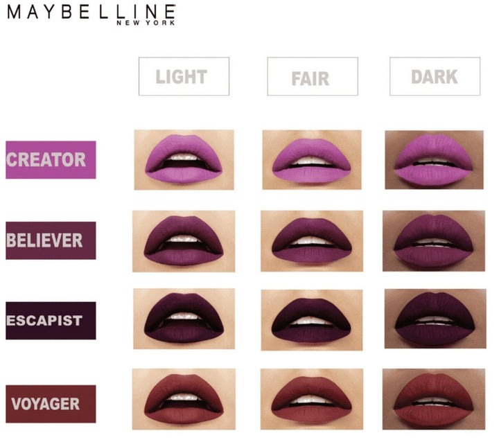 Maybelline New York Superstay Matte Ink Liquid Long Lasting Lipstick Up To 16 Hours Of Stay | feel22
