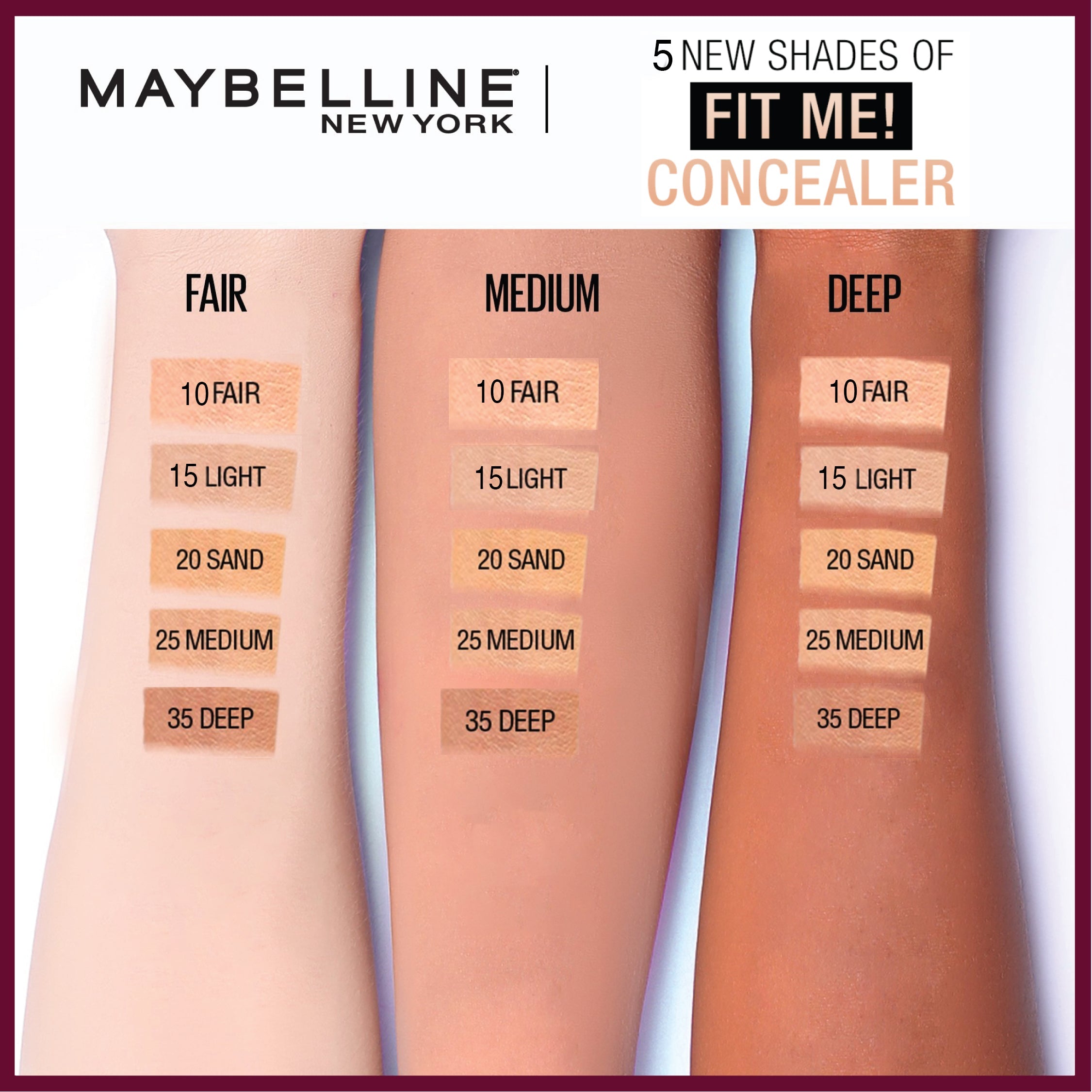Maybelline New York Flawless Fit Me Concealer Oil and Fragrance-Free - Natural Coverage