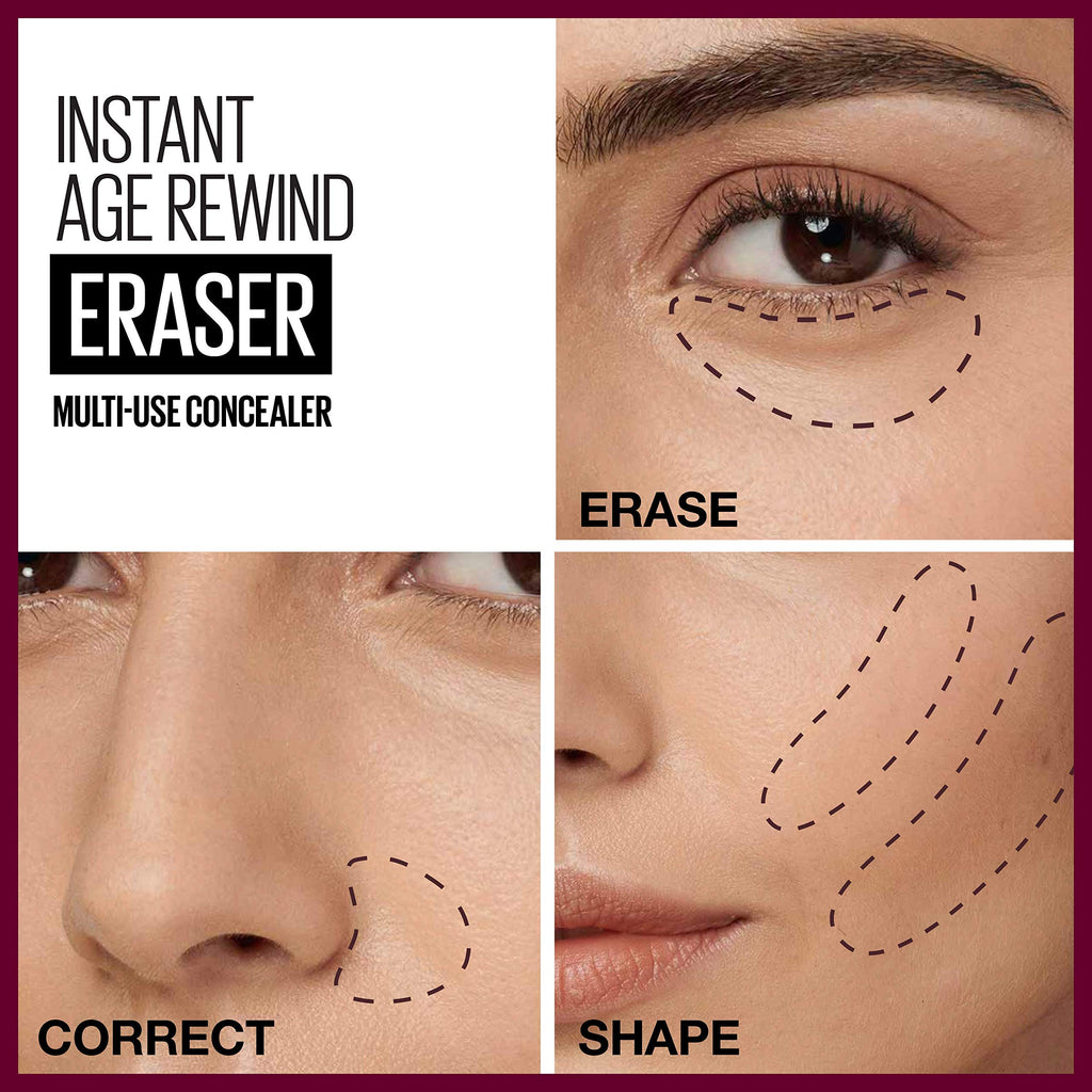 Maybelline New York Instant Age Rewind Eraser Dark circles treatment, Multi-Use Concealer