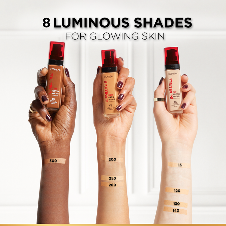 L'Oreal Paris Infaillible 32H Freshwear Liquid Foundation SPF25